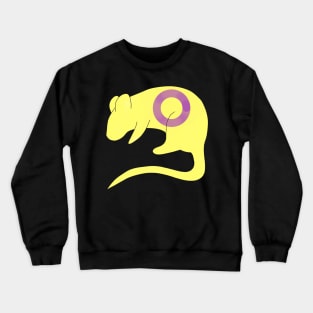 Intersex Pride Rat Crewneck Sweatshirt